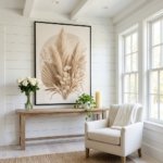 Elegant Beige Botanical Wall Art Pampas Printable Poster