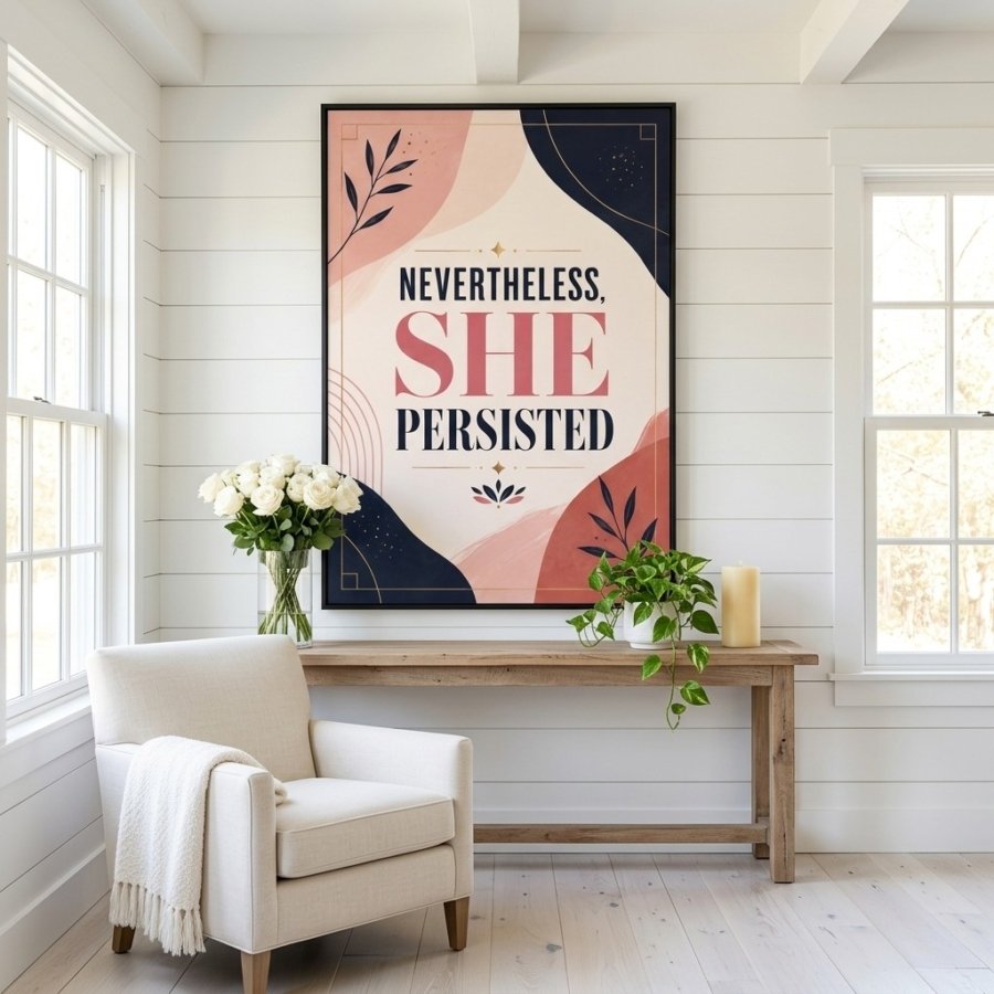 Feminist Printable Wall Art Bold Typography Digital Download