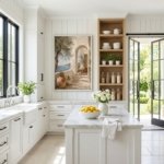 Mediterranean Boho Coastal Wall Art texture detail
