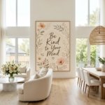 Mental Health Quote Print Floral Printable Wall Art