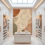 Minimal Boho Line Art Wall Print size layout guide