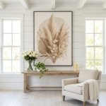 Minimalist Pampas Grass Print Neutral Boho Wall Art Download