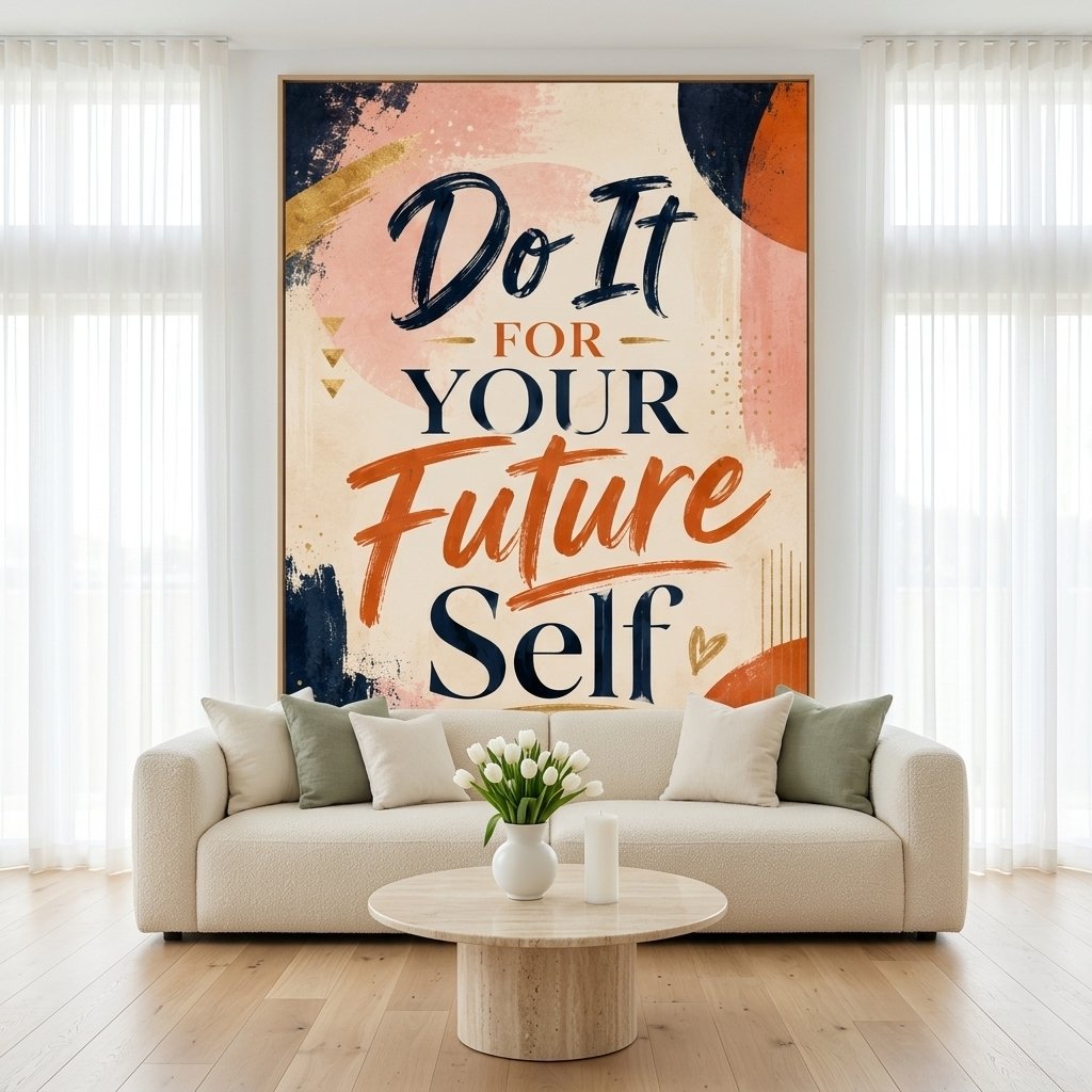 Modern Feminine Motivational Poster Printable Digital Download
