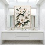 Muted Green Magnolia Leaves Printable Floral Home Artwork
