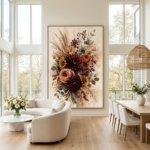 Rustic Autumn Bouquet Printable Vintage Floral Home Decor
