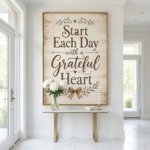 Rustic Farmhouse Grateful Heart Printable Wall Decor