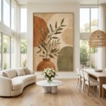 Textured Botanical Boho Wall Art gift