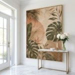 Tropical Boho Botanical Wall Art apartment gift décor