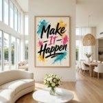 Vibrant Inspirational Wall Decor Printable Motivation Poster