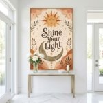 Whimsical Boho Printable Wall Art Celestial Home Decor